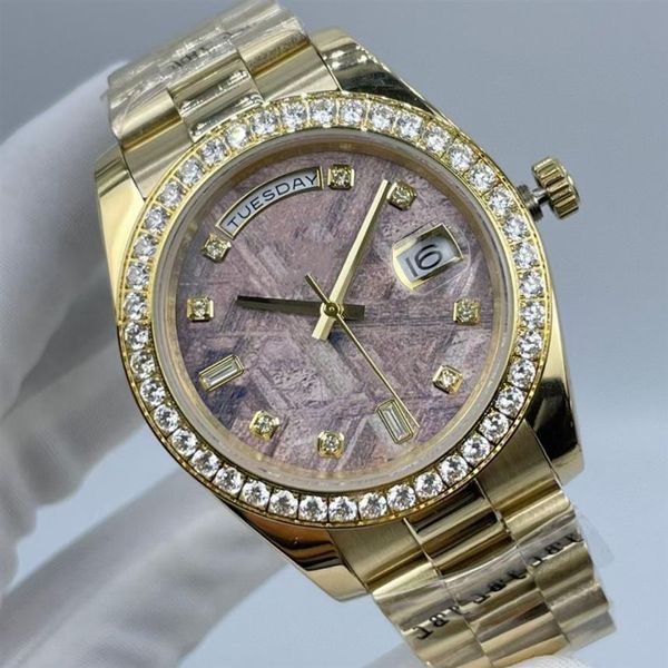 Luxus-Designer-Uhren, hochwertige Herren-Diamantuhr, Iced Out, automatische Datejust-Herrenuhr mit Moissanit, SS, montre325s