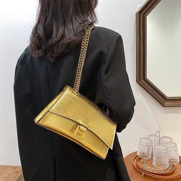 Bolsa de grife de alta qualidade saco 2023 nova bolsa feminina moda moda padrão padrão saco de ampulheta temperamento bolsa de ombro saco crossbody saco de preço especial vendas diretas