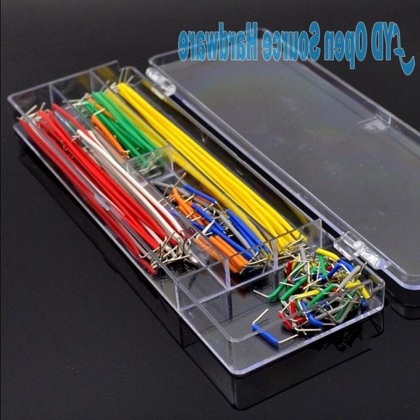 Freeshipping 10 lote 14 tipo 10 tira = 140 pcs U Forma Solderless Breadboard Jumper Cable Wire Kit Para PCB Bread Board Vlufk