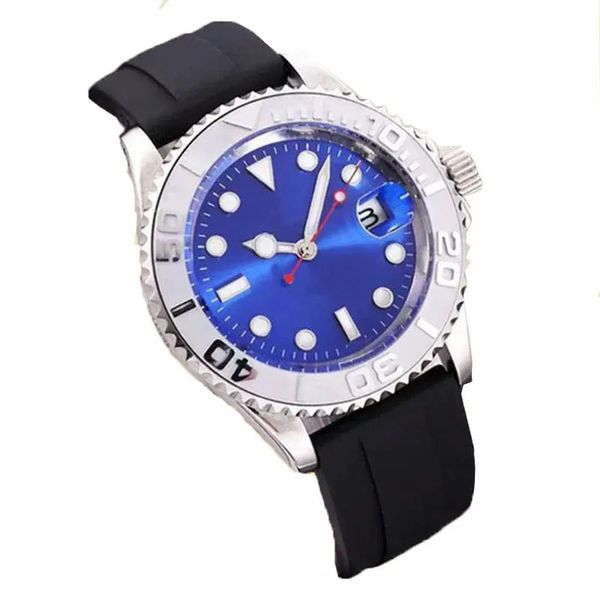Jacht Hoge kwaliteit automatisch mechanisch uurwerk 3A Herenhorloge Saffier Waterdicht 904L Originele doos Horloges voor mannen Keramische bezel Horloges Herenhorloges