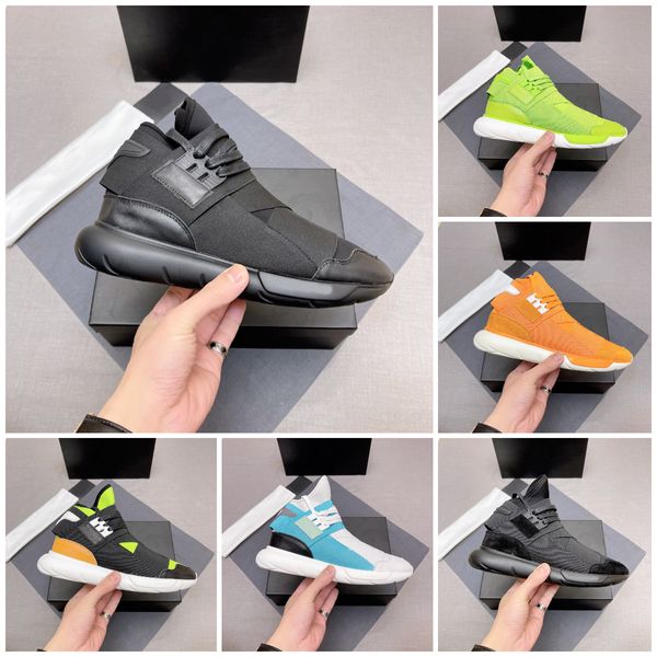 Qasa Racer Sneakers Kaiwa Trainer Designer Schuhe Damen Herren Sneaker Chunky Kalbsleder Plateauschuhe Schwarz Weiß Leder Hight Sneakers