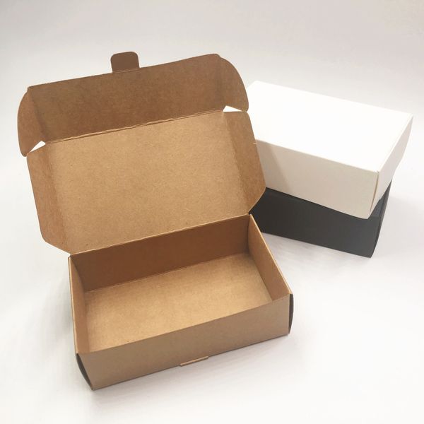 Brocada de presente 15pcs Mutli Kraft Craft Packing Paper Box Box Packing Box for Candy/Jóias/Bolo/Biscoitos Evento de Festas de Casamento Favory Supplies 230410