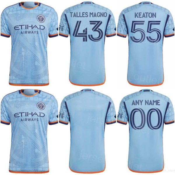 Futebol Nova York Cidade 43 TaLLES Magno Jersey 11 Pereira 10 Rodriguez 55 Parques 3 CUFRE 24 CLINEGRINI CHANOT CHANOT MARTINS ILENIC MORALES FUTEBOL SHORG KITS FC 23/24 Club