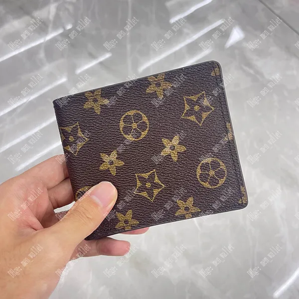 Titular da carteira Designer de luxo Impressão Clássica Parisiense Homens Cartão de Crédito Bolsa Cartão Top Couro Moda Feminina Mini Carteiras Coin Pocket Box
