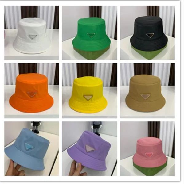 Bucket Hat Stingy Brim Chapéus Designer Nylon Bucket Chapéus Chapéu de Pesca para Cores Boa Qualidade Luxo Senhoras Mens Unisex Equipado Chapéu de Sol Pescador Cap M Tamanho