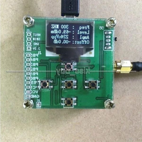 Freeshipping OLED-Display HF-Leistungsmesser 1MHZ-8000MHZ kann den HF-Leistungsdämpfungswert digital messen Software / 10W 30DB Abschwächer Cmiqv