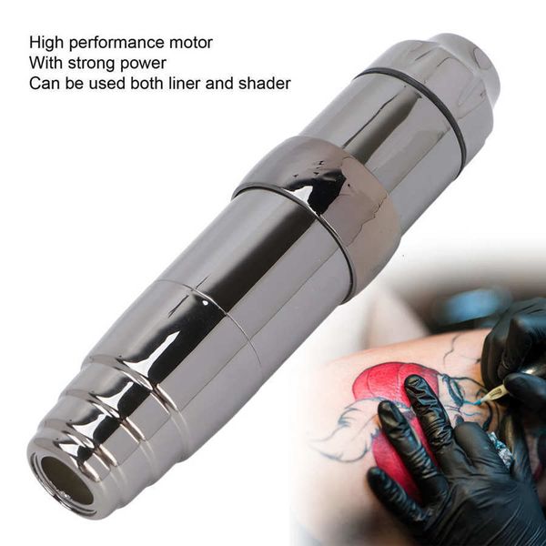 Tätowiermaschine Beruf Tattoo Pen Maschine Leistungsstarker leiser Motor Augenbrauenlippe Permanent Make-up Tattoo Gun mit Hakenlinie für Tätowierer 230411