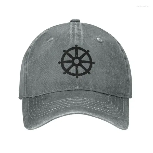 Cappellini da baseball personalizzati in cotone ruota celtica di Taranis simbolo dei Celti berretto da baseball per uomo donna cappello regolabile per papà all'aperto