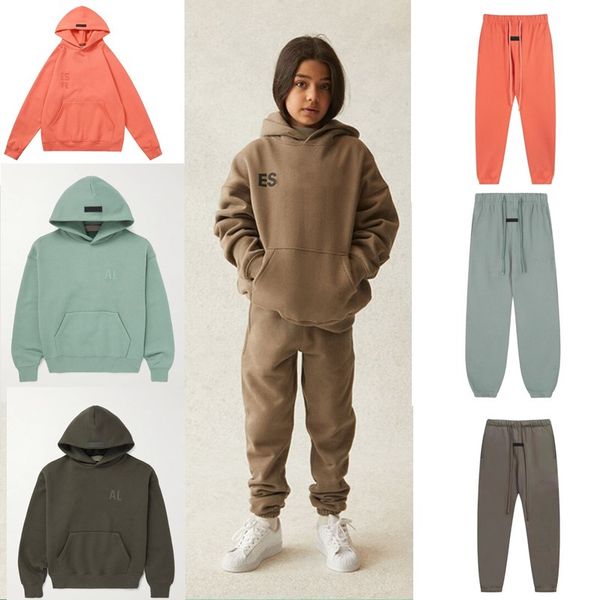 Tracksuits dos homens Ess Crianças Conjuntos de Roupas Bebê Hoodies Esportes Terno Crianças Juventude Toddlers Designer Roupas Com Capuz Conjunto