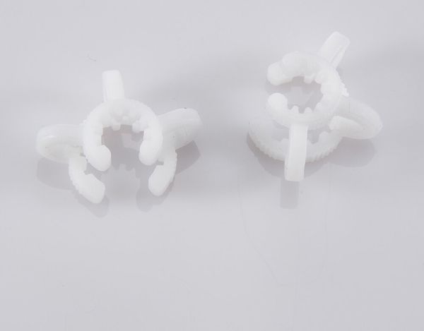Clip di premi in plastica 10mm 14mm 18 mm giunto bianco da laboratorio di laboratorio di laboratorio bloccatura per bong di vetro del kit nettare c kit DHL 013