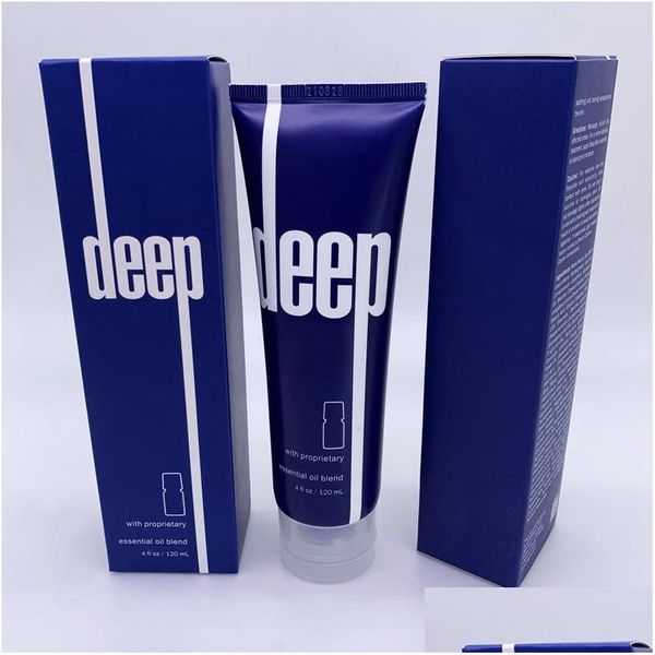 Bb Cc Creams Deep Blue Rub Crema topica con olio essenziale 120Ml Cura della pelle Lenitiva miscelata in una base di emollienti idratanti F Dh7Pg