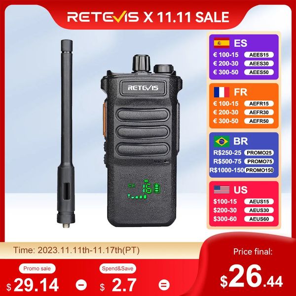 Altri articoli sportivi 10W Retevis Walkie Talkie a lungo raggio RT86 Walkietalkie 1 2 pezzi Radio bidirezionale Potente comunicatore radio portatile per la caccia 231116