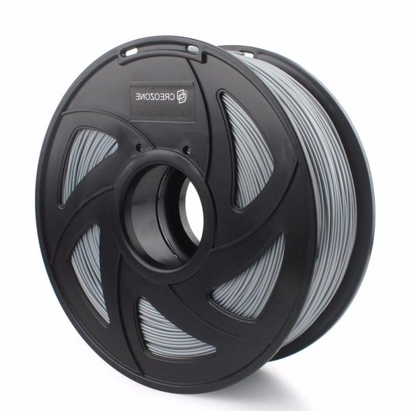 Freeshipping Qualidade Premium HIPS Filamento HIPS Plástico para Impressora 3D 1 75mm 1KS Spool 3D Plástico Prata Cor Hogmt