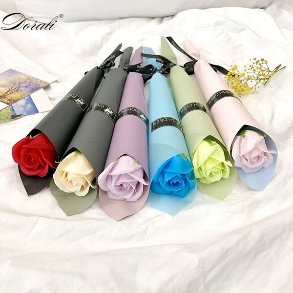 Greante floral falsa 50pc Banho sabonete Roses Flores Pétal