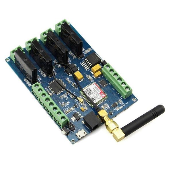 Freeshipping GPRS GSM IOT-Board mit SIM800C-Relaisschaltern Drahtlose Projekte DIY-Kit Integrierte Platine Micro-SIM-Karte Vajjp