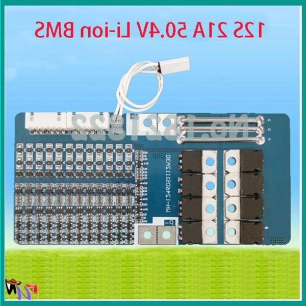 Бесплатная доставка 12S 21A 504V литий-ионная плата BMS PCM для защиты аккумулятора BMS PCM для электрического велосипеда аккумуляторная батарея печатная плата Tqarr