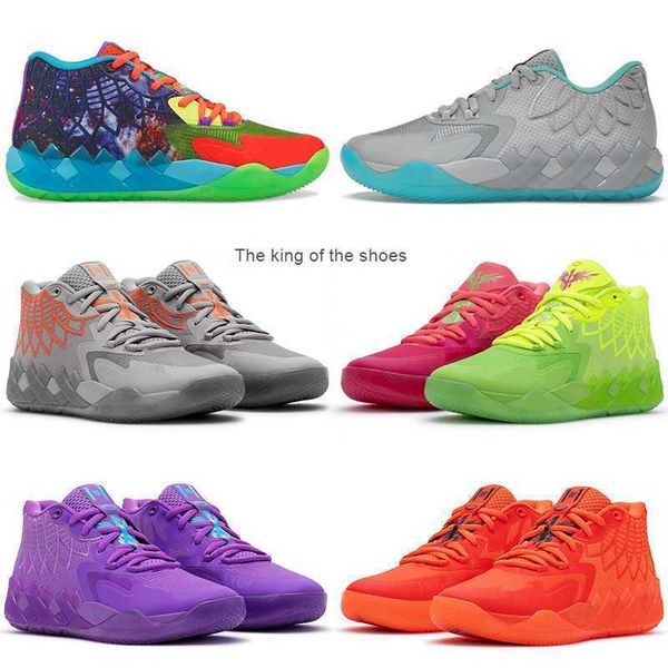 MB01OG Roller Shoes Esportes Lamelo Basquete Sapatos Tênis Treinadores Ao Ar Livre Bola Mb.01 Mens 3 Bolas Seja Você Ufo Rock Ridge Red Rick e Morty