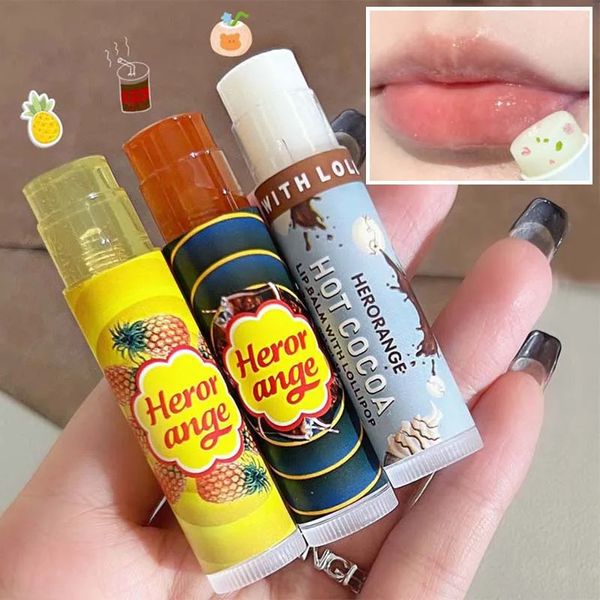 Lippenstift 1PCS Feuchtigkeitsspendender Fruchtlippenbalsam Langanhaltend Nährt die Lippen Reduziert Lippenlinien Anti-Aging Anti-Trocknung Feuchtigkeit Lippenpflege Lippenstift 231110