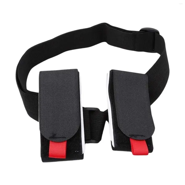 Sacos ao ar livre Ski Pole Carrier Strap Ombro Chicote Alça Ajustável Durável Inverno Cinto de Fixação Fixa para Homens Mulheres