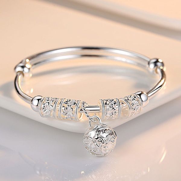 Bettelarmbänder aus feinem 925er Sterlingsilber, hohle Glocken, Kugelarmbänder, verstellbar für Frauen, Mode, Feiertagsgeschenke, Party, Hochzeit, Schmuck 230411