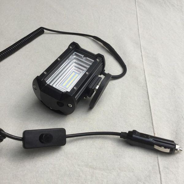 Sistema de iluminação 12V24V 72W LED Drivante de carro leve Pesquisa magnética resgate inundação de emergência Offroad 4x4 FOG LAMP