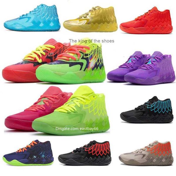 BIG EUR 48 Lamelo Arrival Ball MB 01 Scarpe da pallacanestro Rick Rosso Verde e Morty Galaxy Viola Blu Grigio Nero Queen Buzz City Melo Galaxy Giallo Scarpe da ginnastica Scarpe da ginnasticaMB.01