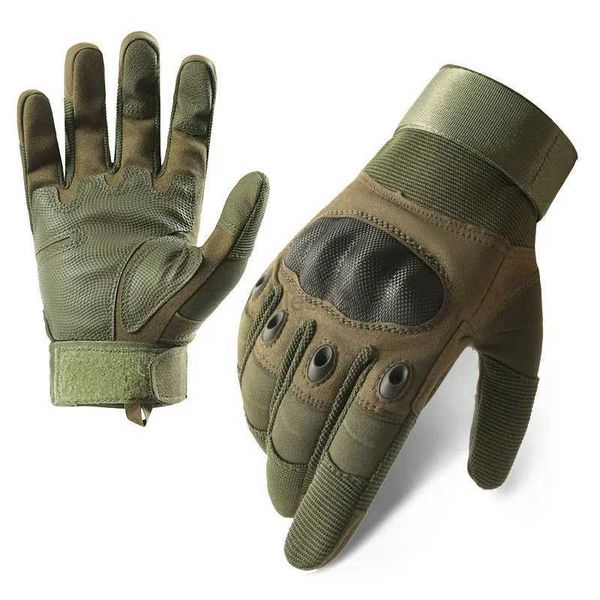 Luvas táticas Super Fibra Luvas táticas masculinas Proteção do exército Shell Masculino Mulheres Equitação Hard Knuckle Militar Dedo completo Luvas de tela sensível ao toque zln231111