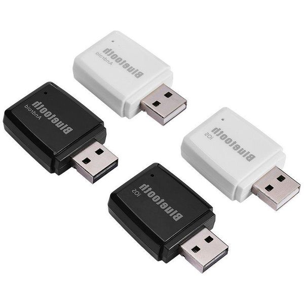 2 шт./лот портативный USB Bluetooth41 музыкальный приемник беспроводной стерео аудио адаптер автомобильный комплект для IOS Android смартфон планшетный ПК черный Whi Egig