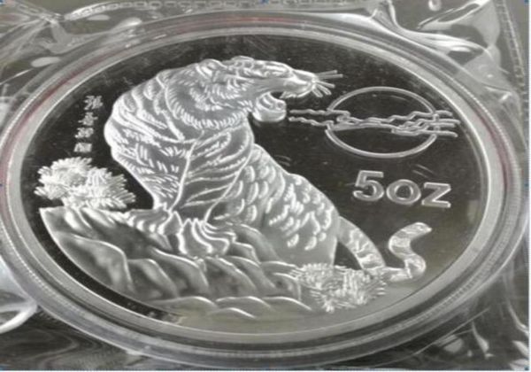 Details zu Details zu Shanghai Mint Chinesische 5 oz Ag 999 Silber DCAM Proof Art Medal6842300