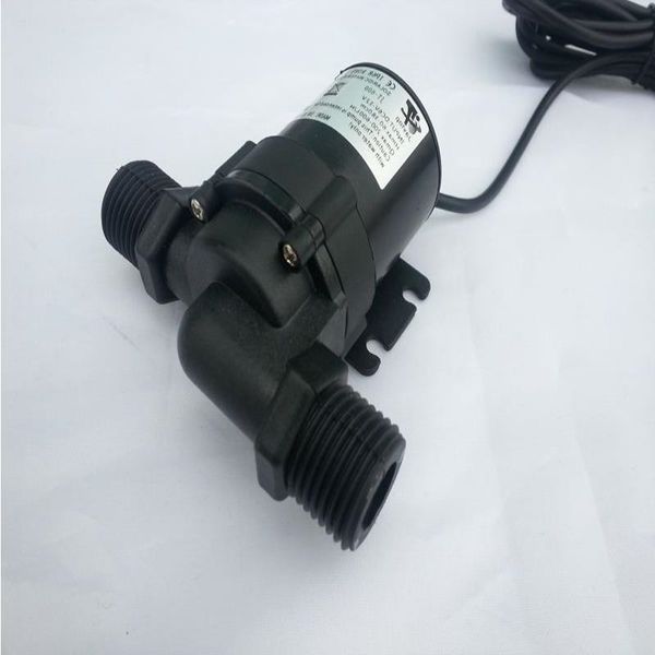 Freeshipping Solar DC 12V 24V Warmwatercirculatiepomp Borstelloze motor Waterpomp tot 1000L/H Dompelpompen Boosterpomp Rklvp