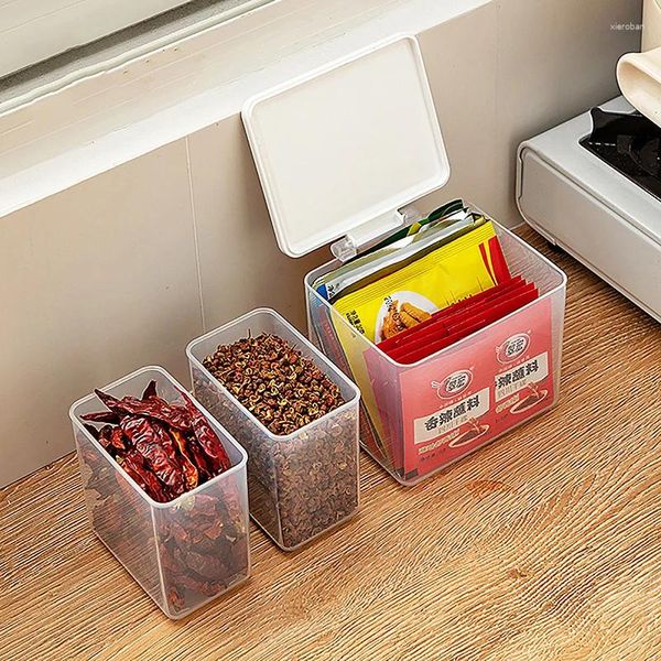 Garrafas de armazenamento Spice Box Multi-grade Container Kitchen Tool Gadget
