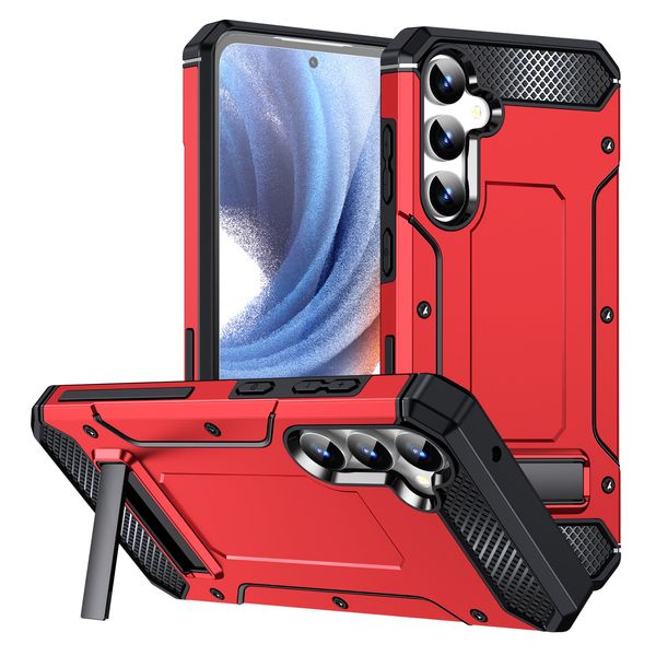 Touch Armor Stand Kickstand Hüllen für Samsung S24 S23 S21 FE Ultra A23 A34 A54 A12 A14 A54 Google Pixel 8 Pro 7A 7 Pro MOto G 5G Play Robuste, stoßfeste Rückseite