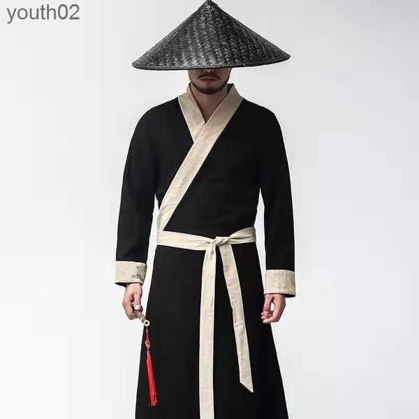 Trajes de anime Fantasia Homem Aranha Japonês Ninja Chinês Heróis Antigos Robe com/sem acessórios Plus Size Halloween Cosplay Comes Men ZLN231111