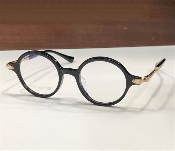 Neues Modedesign, runde optische Brille 8165, Acetatrahmen, Retro-Form, japanischer Stil, klare Brillengläser