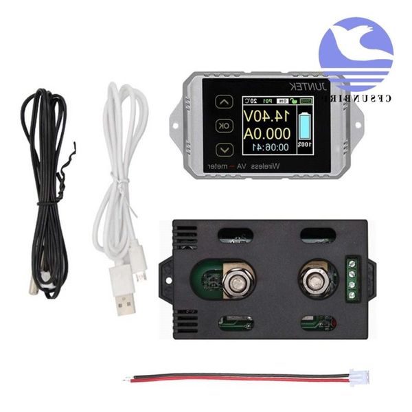 Freeshipping 100 V 100 A 200 A 300 A Misuratori di tensione CC Amperometro Misuratore di potenza Foglio di potenza Coulometro Monitor della capacità della batteria del veicolo elettrico Jonm