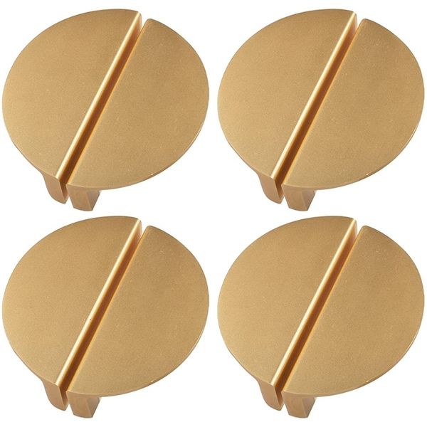 Maniglie Tira 8Pack Champagne Gold Cassetto 25 pollici Half Moon Cabinet Cucina Hardware moderno 230410