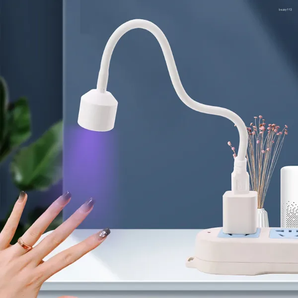 Nageltrockner HALAIMAN Mini-Trockner UV-LED-Lampe Faltbare Aushärtungslichter Schreibtisch für Gelpoliermittel Schnelltrocknende Kunstmaniküre