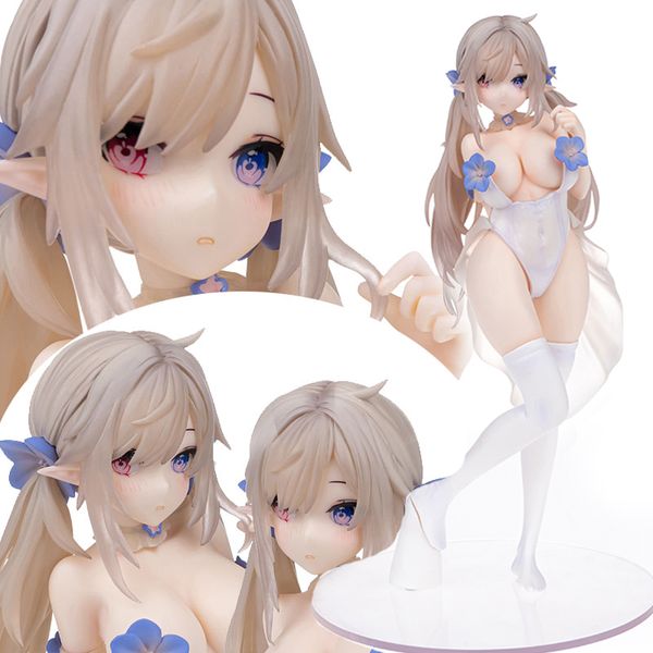 Gun oyuncakları 250mm anime Şekil B Tam saf beyaz elf sevimli kız 1/6 anime seksi kız pvc aksiyon figürleri yetişkin koleksiyon modeli oyuncak yapmak