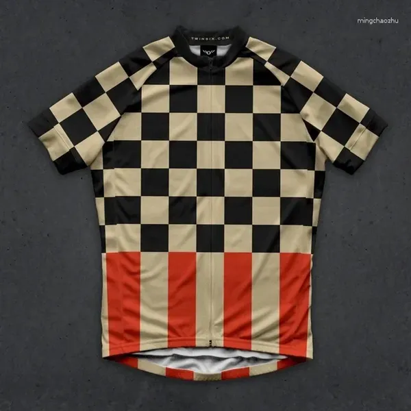 Giacche da corsa Twin Six 6 Retro Korte Mouw Wielershirt Camicia Met Mouwen Go Camicie Mtb Downhill Wielertrui Heren Kleding 2023