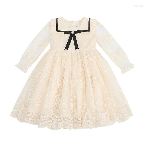 Girl Dresses Girls 'Princess di 3-12 anni Maglie di moda a manica lunga per bambini