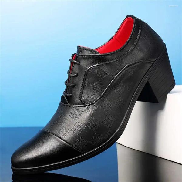 Sapatos de vestido número 39 gala para meninos saltos treinamento homens preto tênis esportes lofers modelo