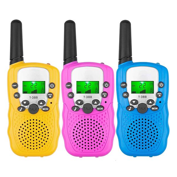 Andere Sportartikel 2PCS Mini Kinder Walkie Talkie Handheld Transceiver 6KM Empfänger Zweiwegradio WalkieTalkie Comunicador Spielzeug für Jungen Mädchen 231110