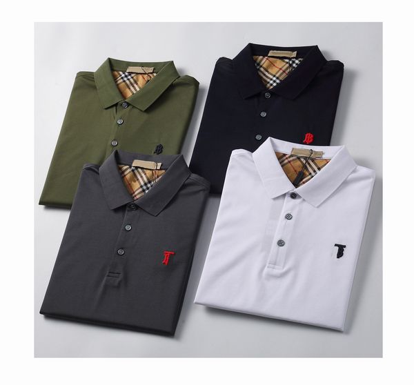 Designer-Herren-Polo-T-Shirt, hochwertiges, neuestes Damen-T-Shirt mit Buchstabendruck, kurzen Ärmeln, Rundhalsausschnitt, Baumwolle, Business-Polo-Galerie, Hemden, Hosen, M-3XL v4