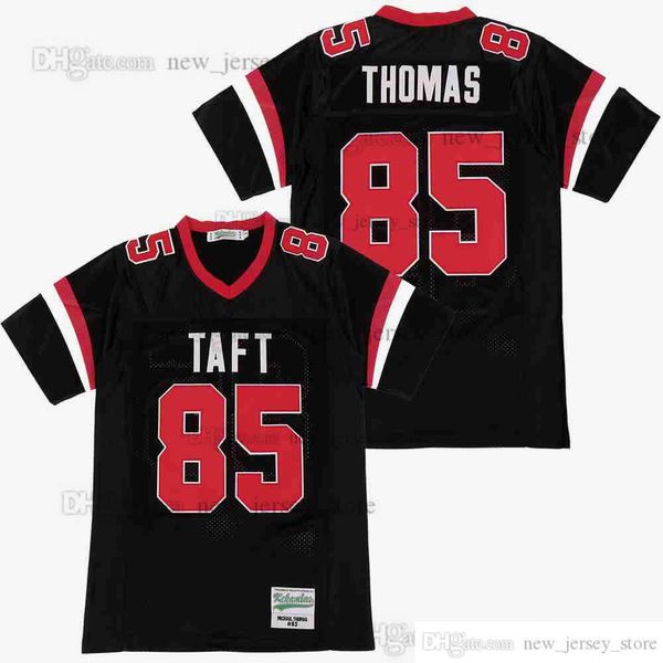 DIY Design Retro Film THOMAS #85 HIGH SCHOOL Trikots Individuell genähtes College-Football-Trikot