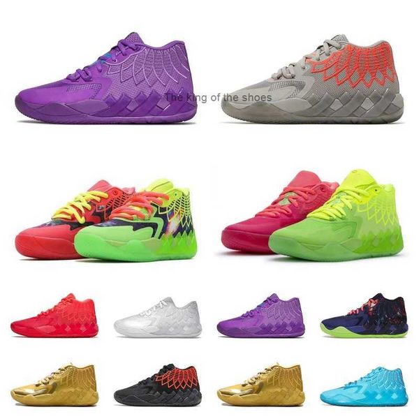 LaMelo Ball 1 MB.01 Basketballschuhe Sneaker Schwarz Weiß Silber Blast Buzz City LO UFO Nicht von hier Queen City Rick und Morty Rock RidgeMB.01