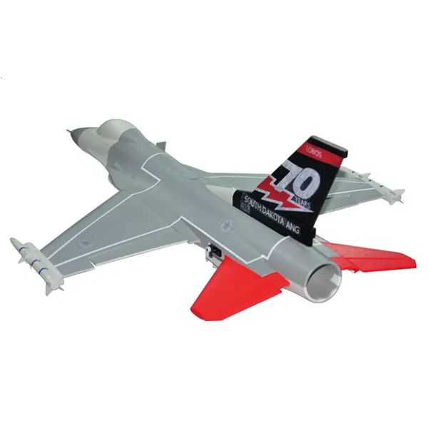 ElectricRC Aircraft RC Plane Avião F16 Avião 50mm EDF Jet Plane Modelo de aeronave perfeito para iniciantes 231110