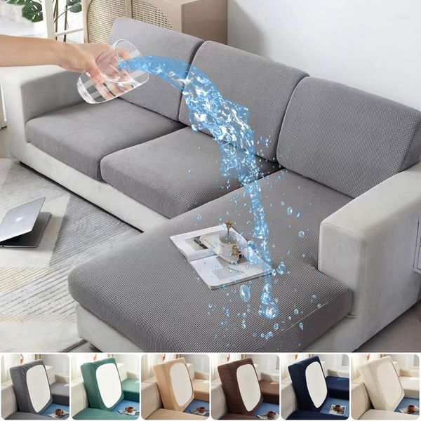 Fodere per sedie Jacquard Divano impermeabile per soggiorno Coprisedile elasticizzato Cuscino delicato Home El