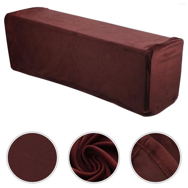 Capas de cadeira 2pcs braço anti-sofá braço capa slipcover universal protetor de móveis poltrona slipcovers (café) assento