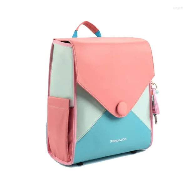 Okul çantaları genç kız çocuklar için backpack su geçirmez şeker renkli kızlar çanta