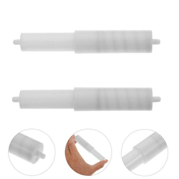 Suportes de papel higiênico 4 pcs rolos caixa de tecido eixo núcleo mola retrátil reel290p